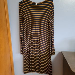 Long Sleeve Swing Dress